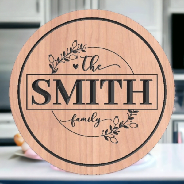 Wooden Nameplate design 727